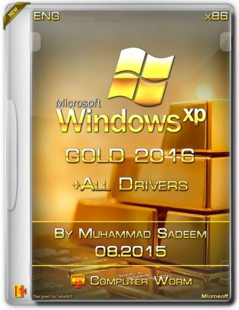 Gold Windows XP SP3 + Drivers Computer